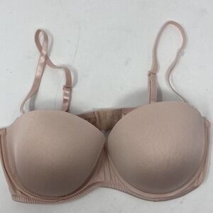 BCBG Generation Pink Underwired Push-Up Padded T Shirt Bra Sz 38D